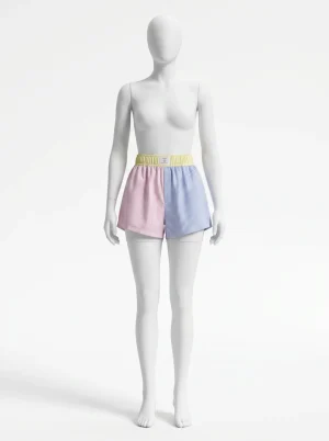 Pyjama short ample rayé femme style lounge casual - Vue 1 - Pyjama short