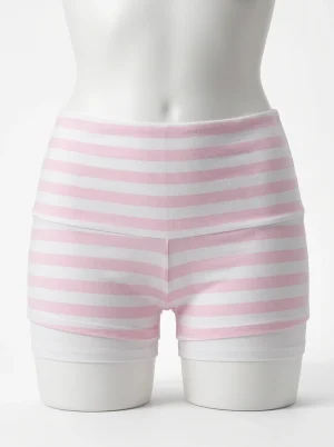 Pyjama short extensible rayé décontracté femme - Vue 1 - Pyjama short